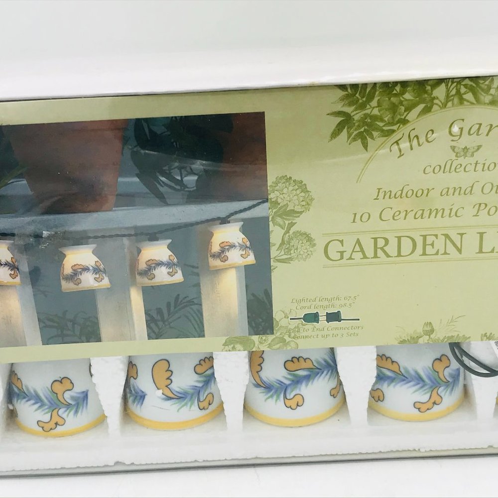 Ceramic Talavera Style Outdoor Lights- 2 Sets